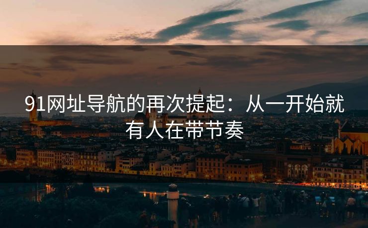 91网址导航的再次提起：从一开始就有人在带节奏