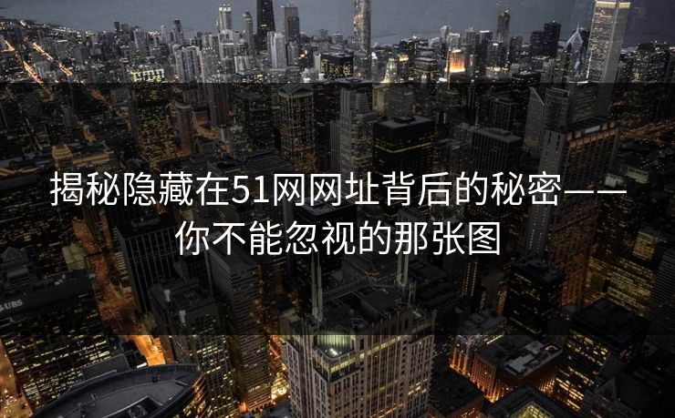 揭秘隐藏在51网网址背后的秘密——你不能忽视的那张图